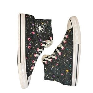 Converse All Star Starry Outer Space High Top Shoes Juniors Size 5